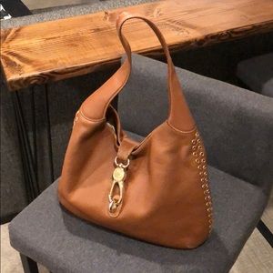 Dooney & Bourke camel full leather hobo bag